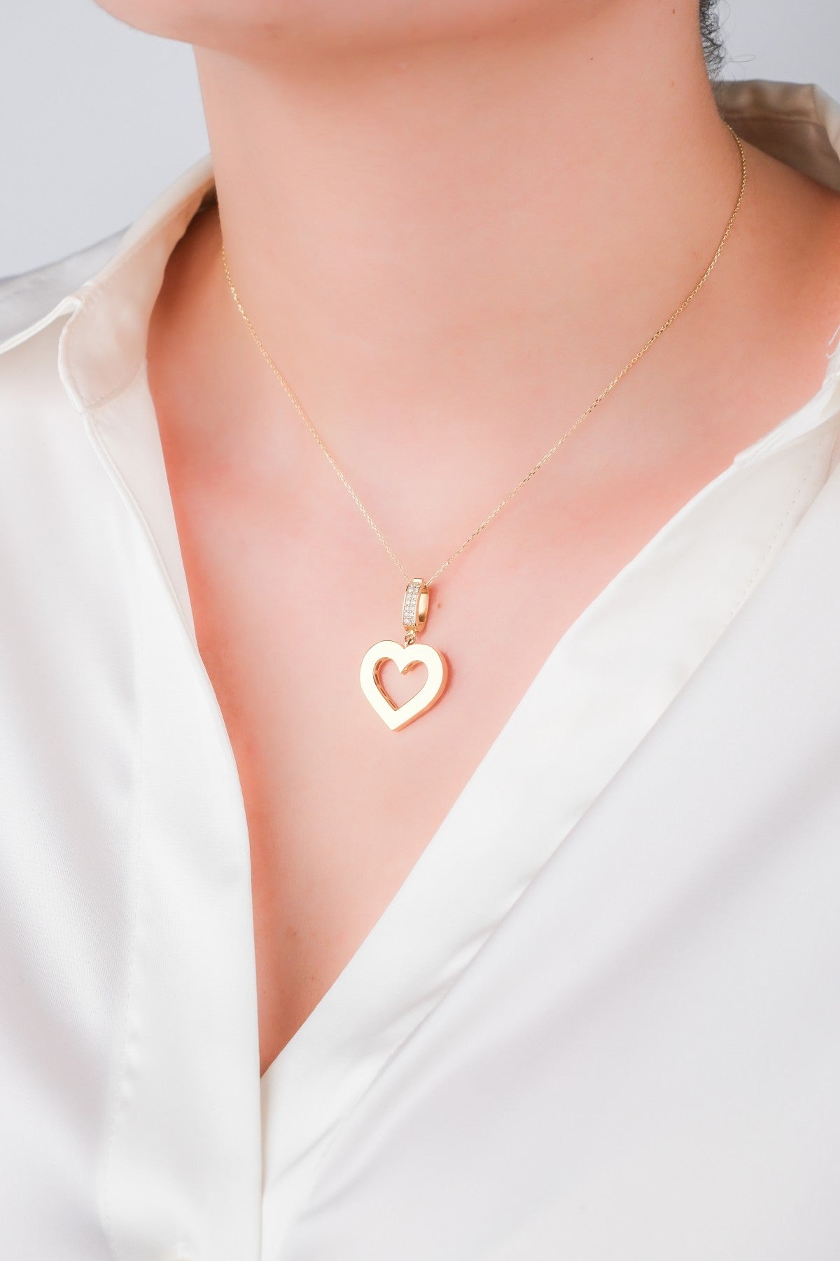 Charm Kalp Kolye