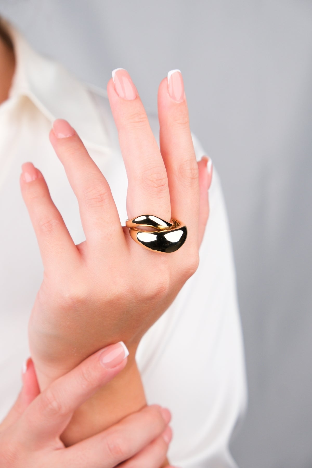 Regold 14 Ayar Altın Yüzük - 14YZ734