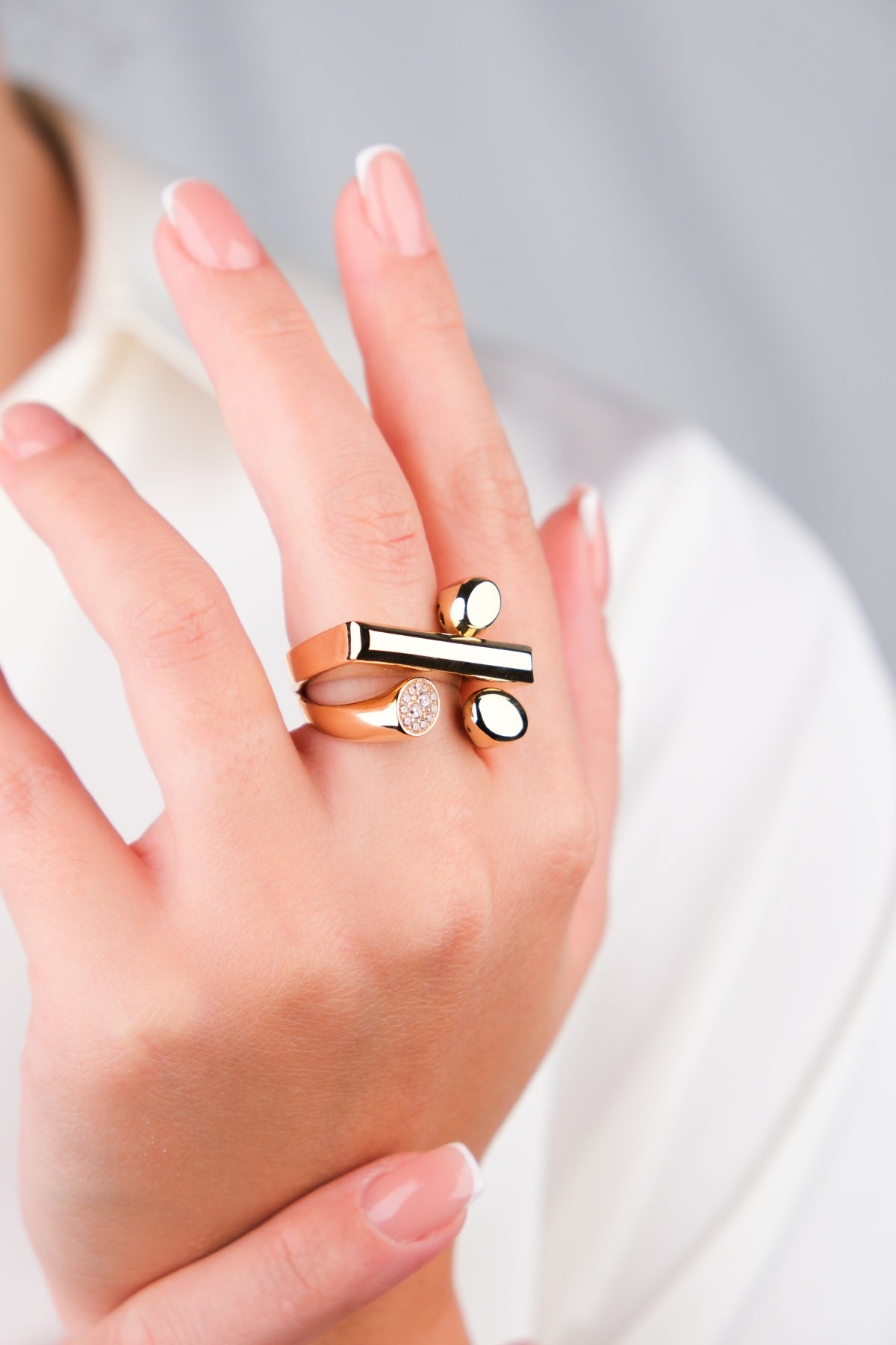 Regold 14 Ayar Altın Yüzük - 14YZ970