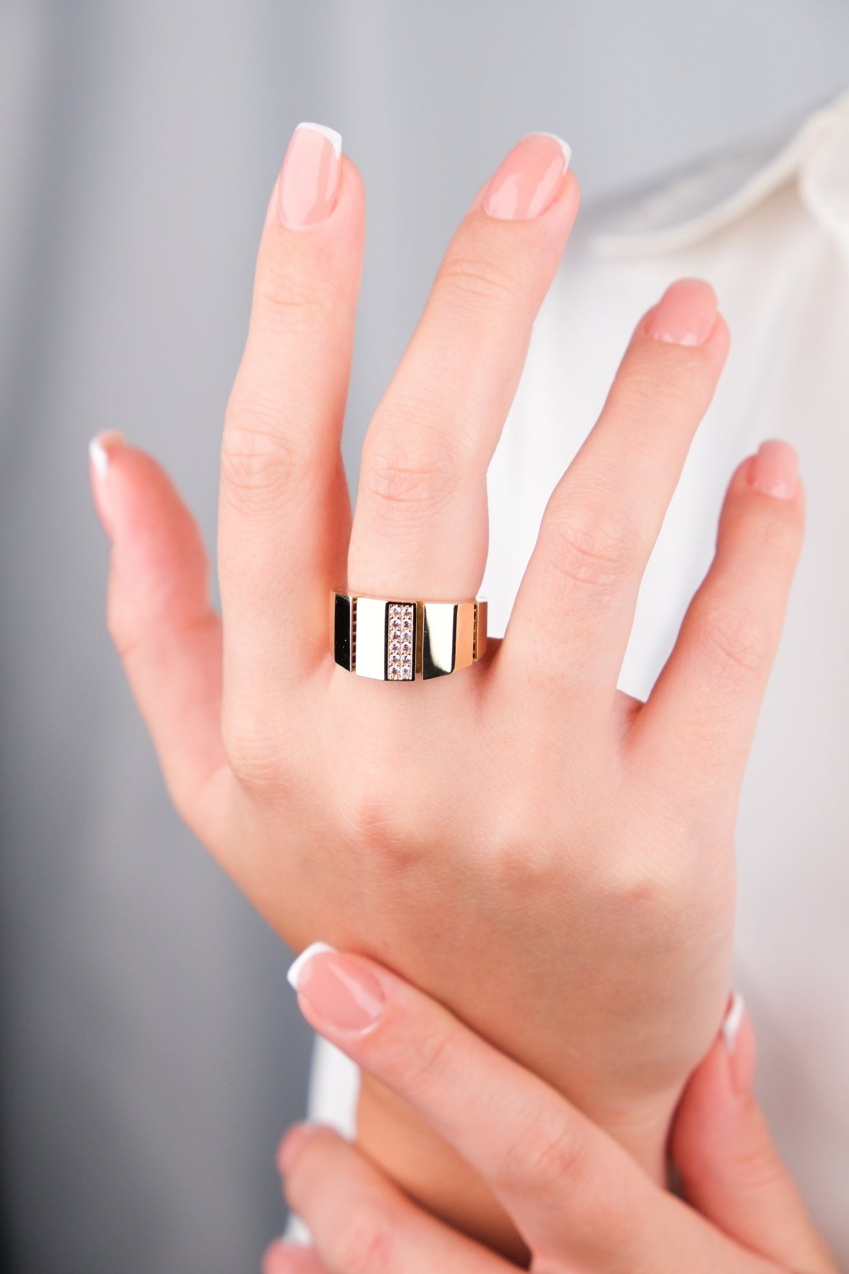 Regold 14 Ayar Altın Yüzük - 14YZ977