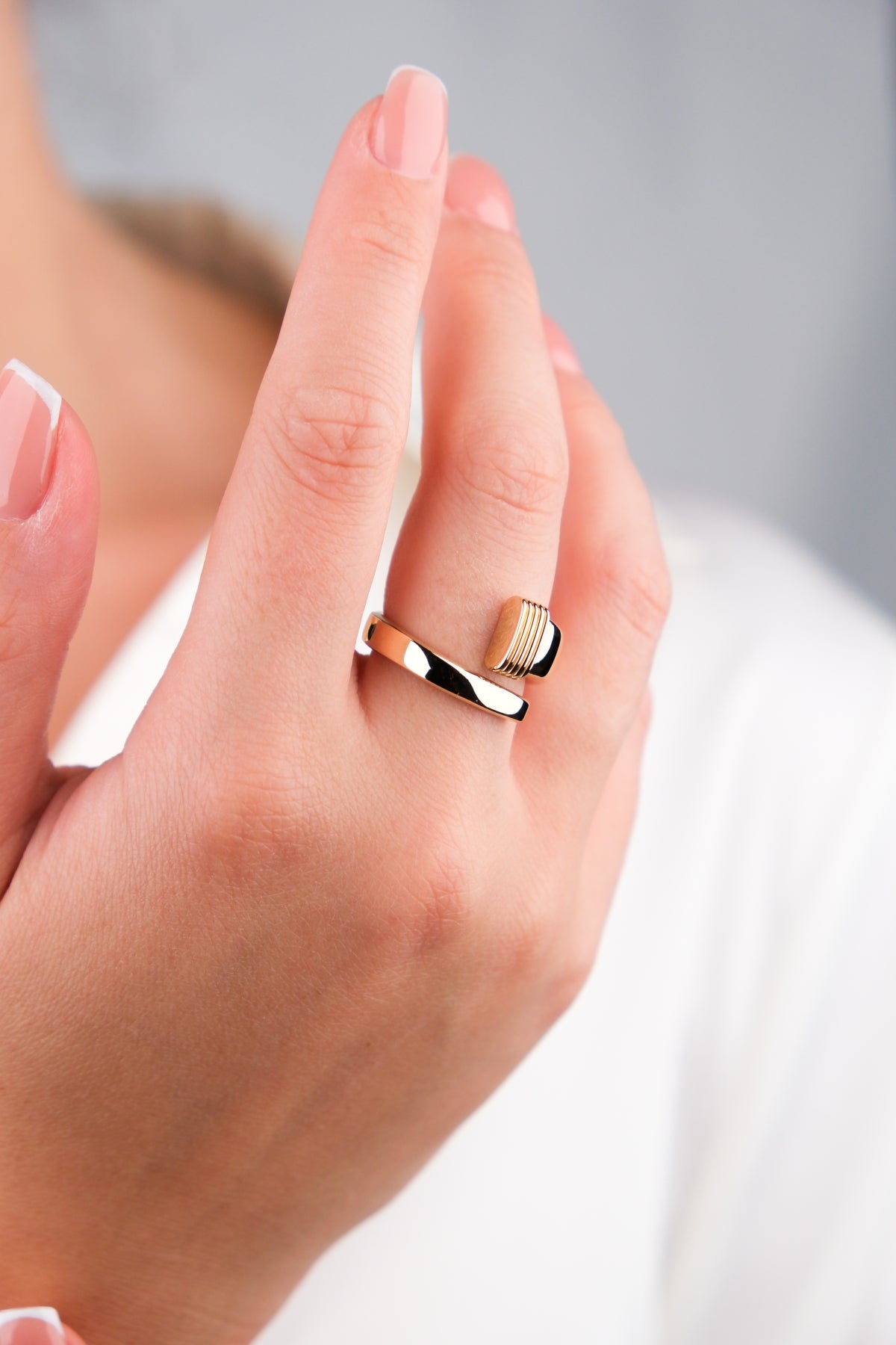 Regold 14 Ayar Altın Yüzük - 14YZ986