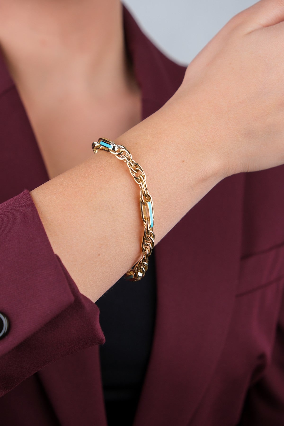 Cetaş 14 Ayar Altın Bileklik - 14BL2343