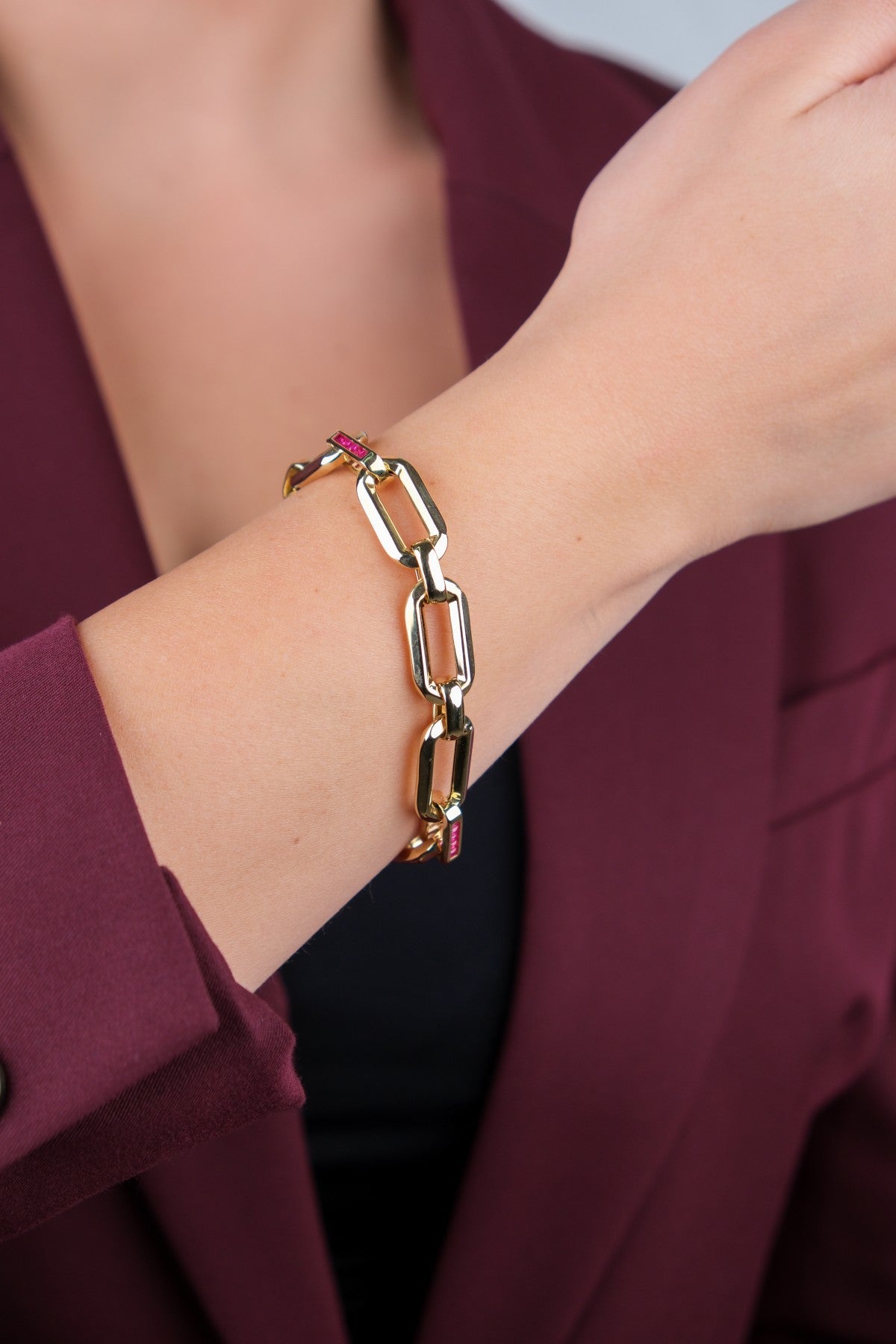 Cetaş 14 Ayar Altın Bileklik - 14BL2348