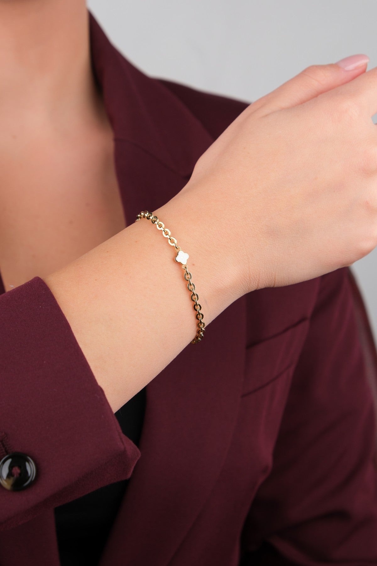 Bahçeşehir Mücevherat 14 Ayar Altın Bileklik - 14BL2378