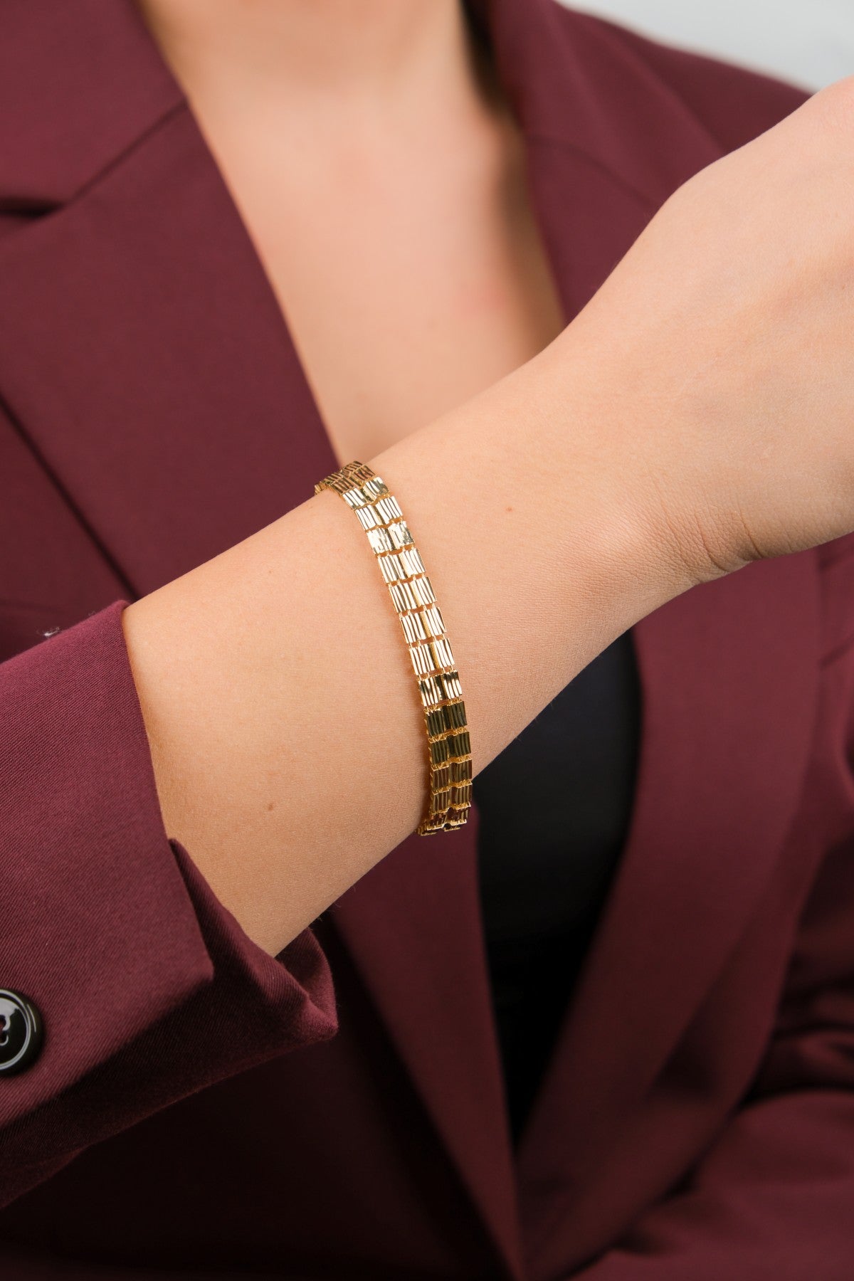 Bahçeşehir Mücevherat 14 Ayar Altın Bileklik - 14BL2390