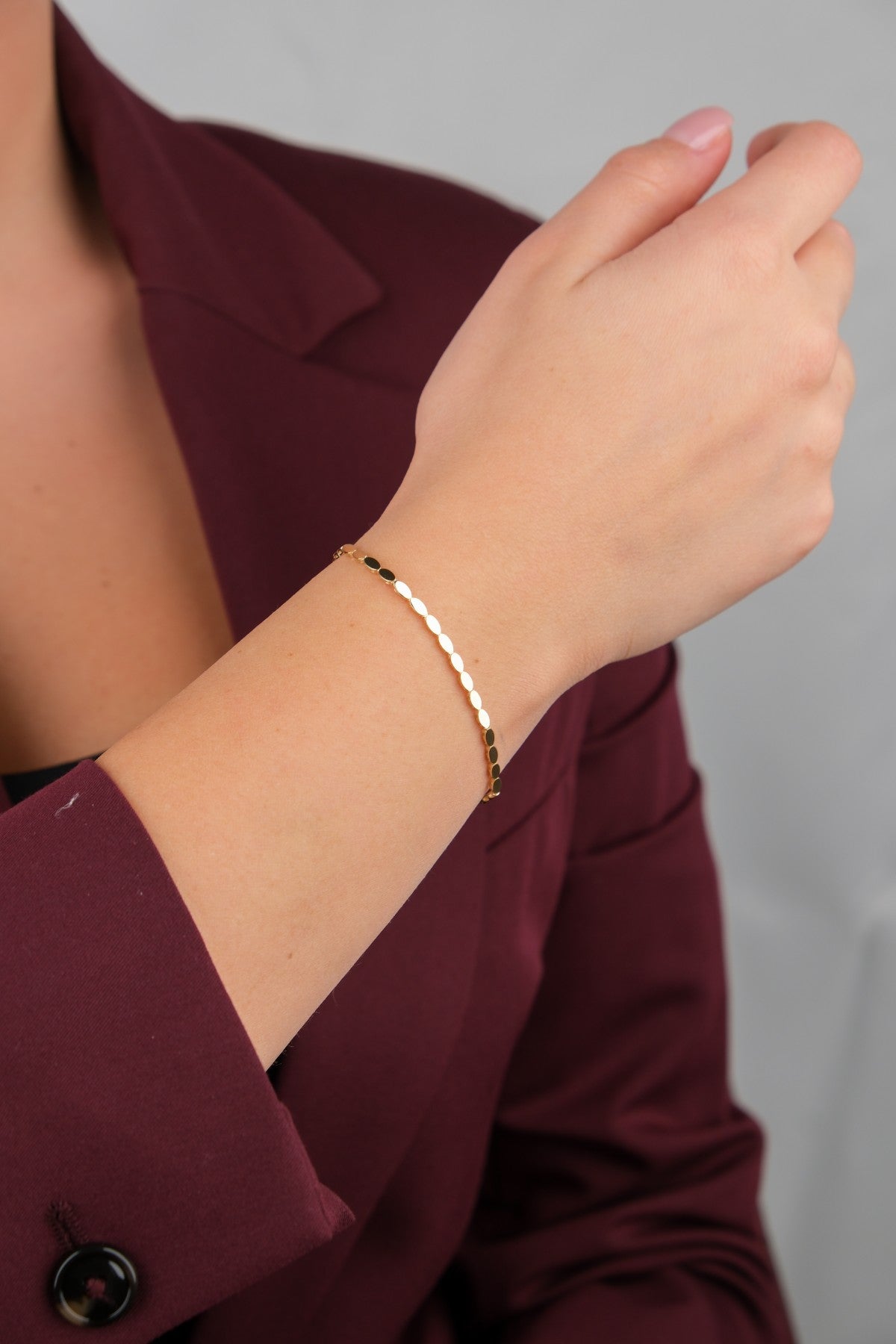 Bahçeşehir Mücevherat 14 Ayar Altın Bileklik - 14BL2409