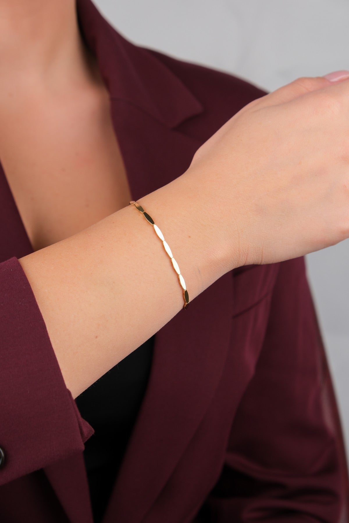 Bahçeşehir Mücevherat 14 Ayar Altın Bileklik - 14BL2410