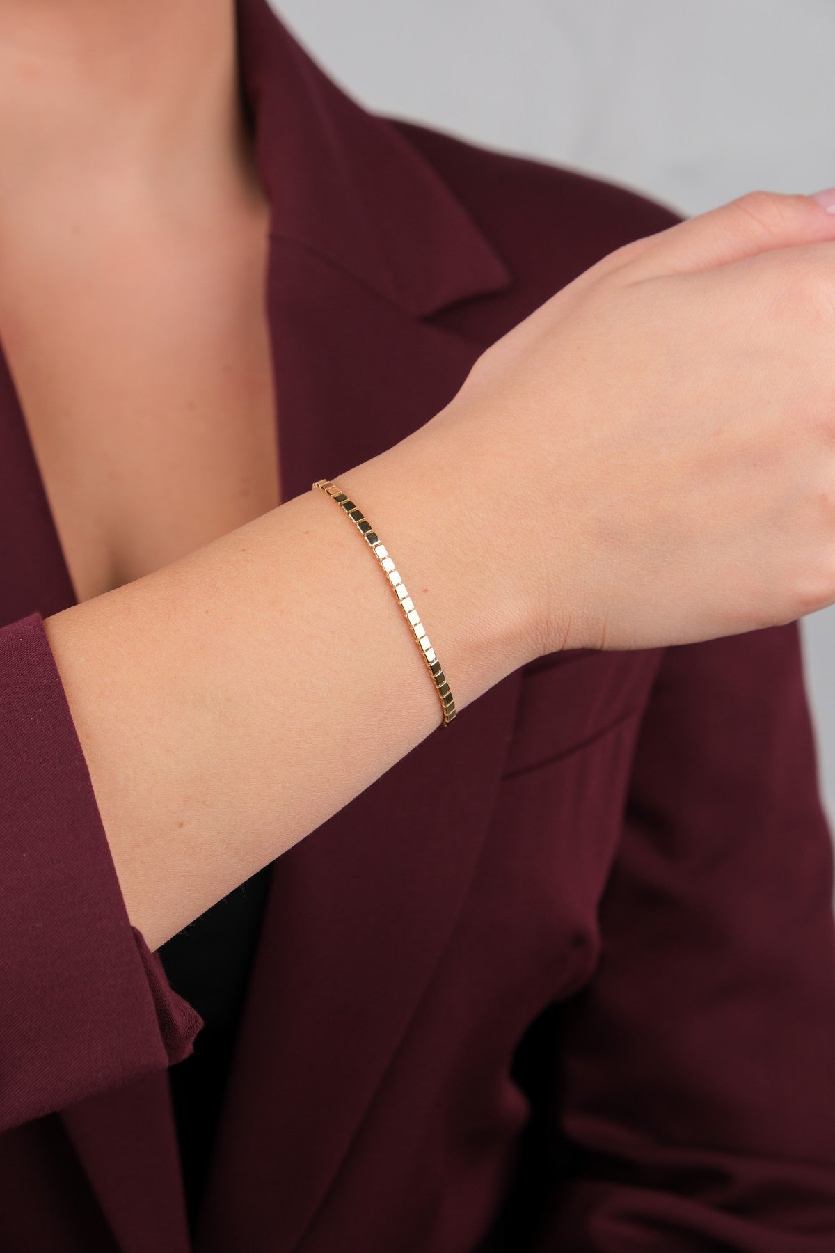 Bahçeşehir Mücevherat 14 Ayar Altın Bileklik - 14BL2413