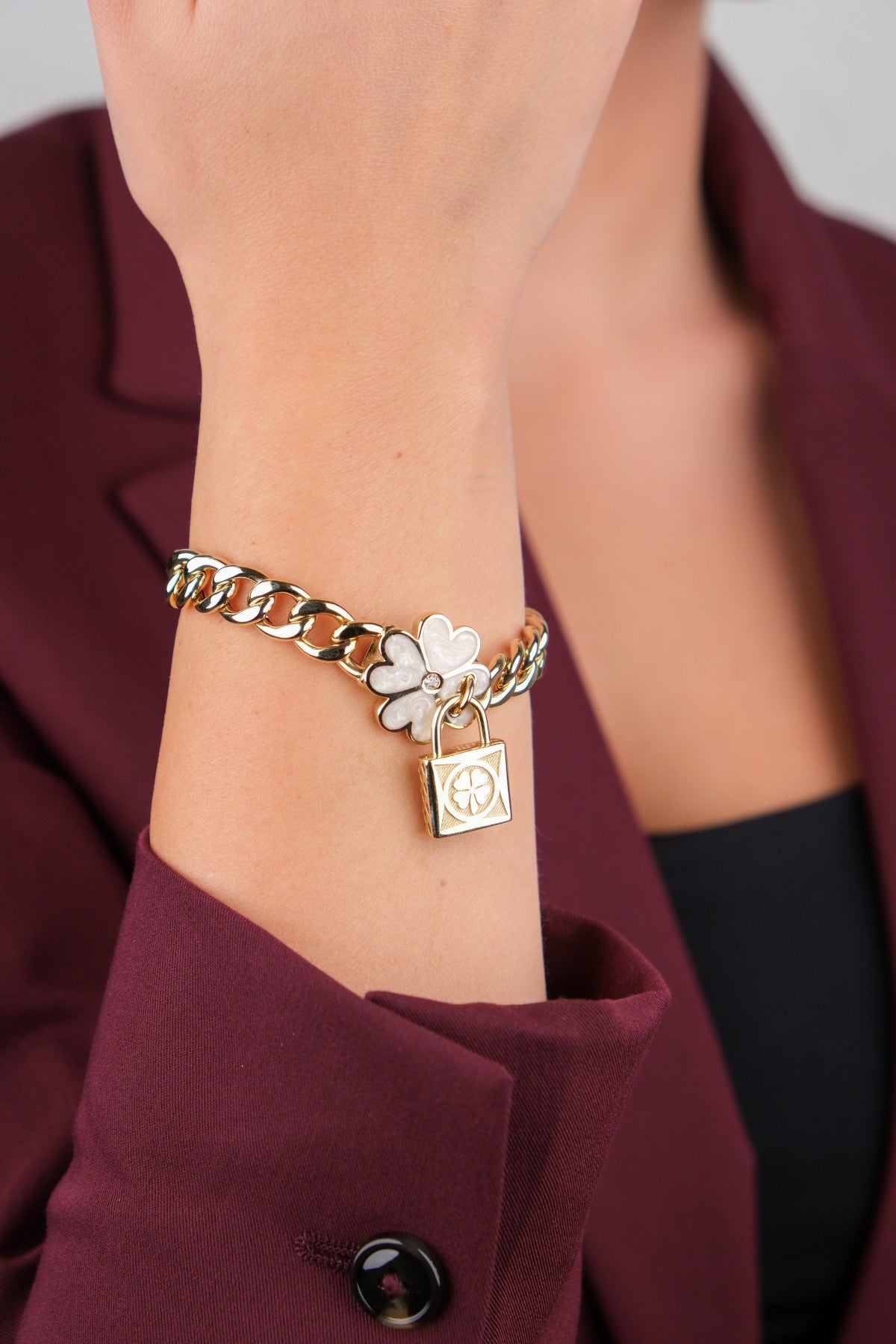 Cetaş 14 Ayar Altın Bileklik - 14BL2418