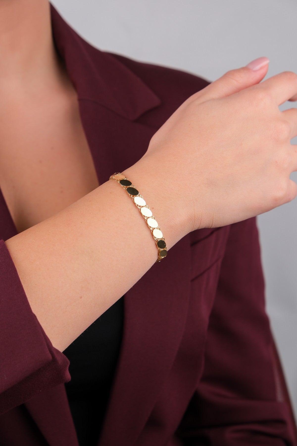 Bahçeşehir Mücevherat 14 Ayar Altın Bileklik - 14BL2442