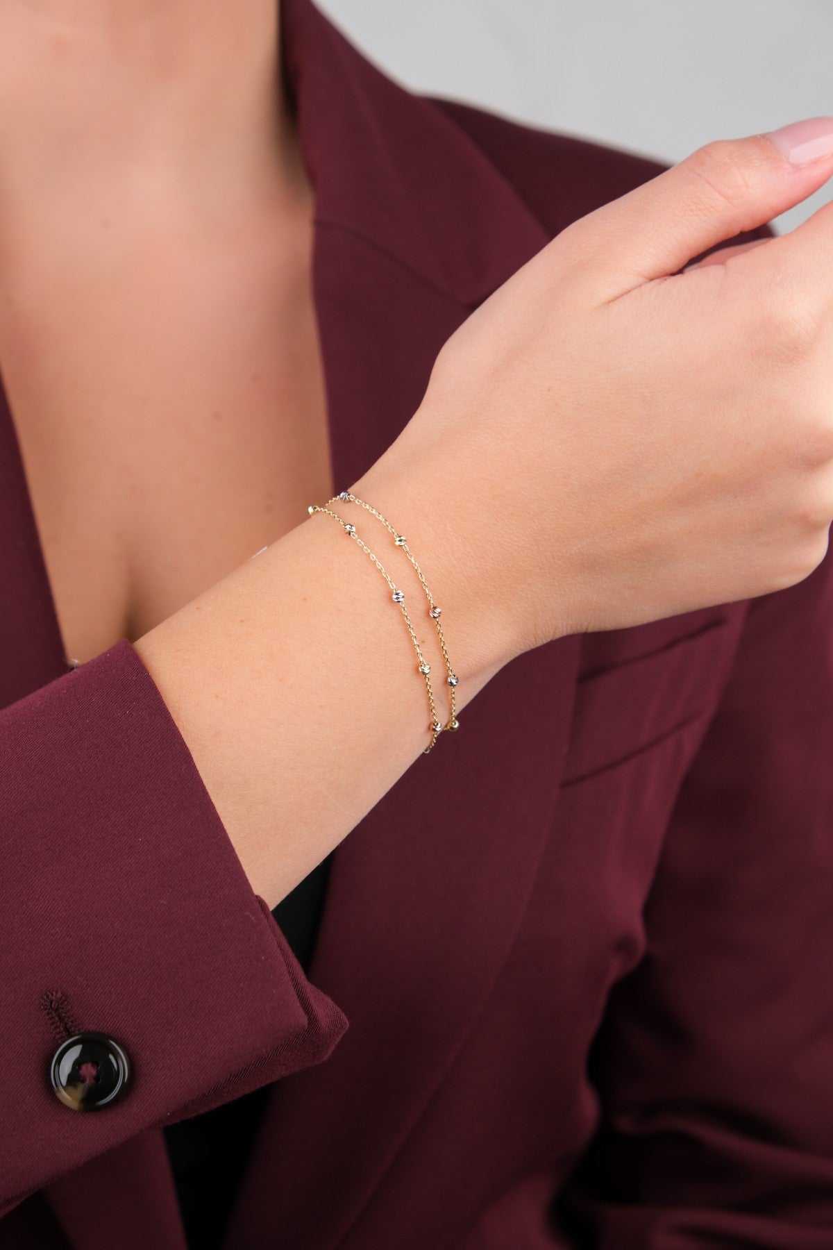 Bahçeşehir Mücevherat 14 Ayar Altın Bileklik - 14BL2452