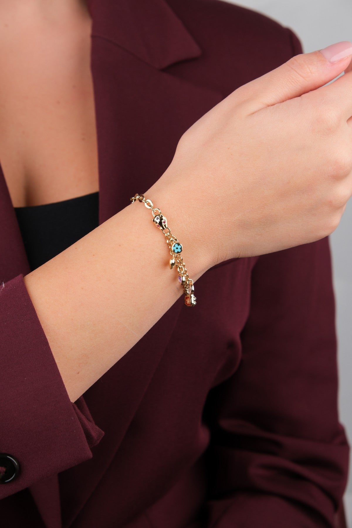 Cetaş 14 Ayar Altın Bileklik - 14BL2495