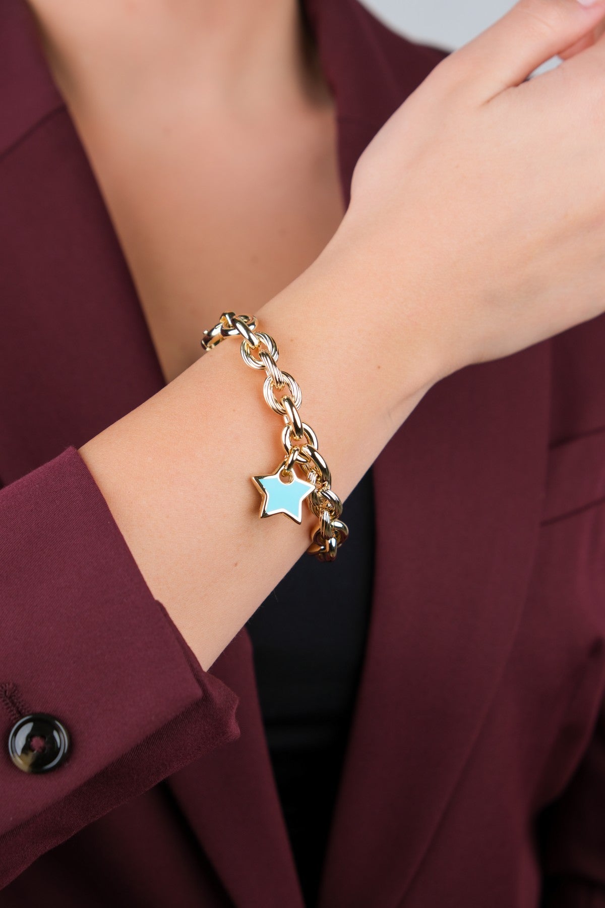 Cetaş 14 Ayar Altın Bileklik - 14BL2497