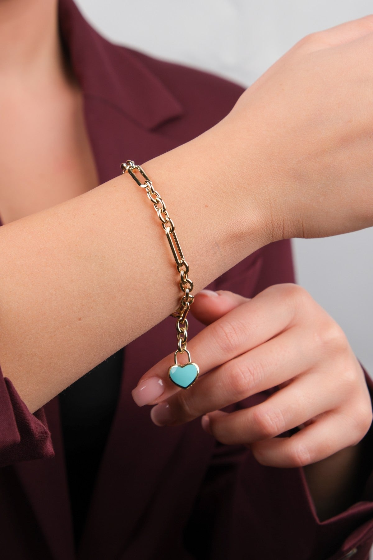 Cetaş 14 Ayar Altın Bileklik - 14BL2504