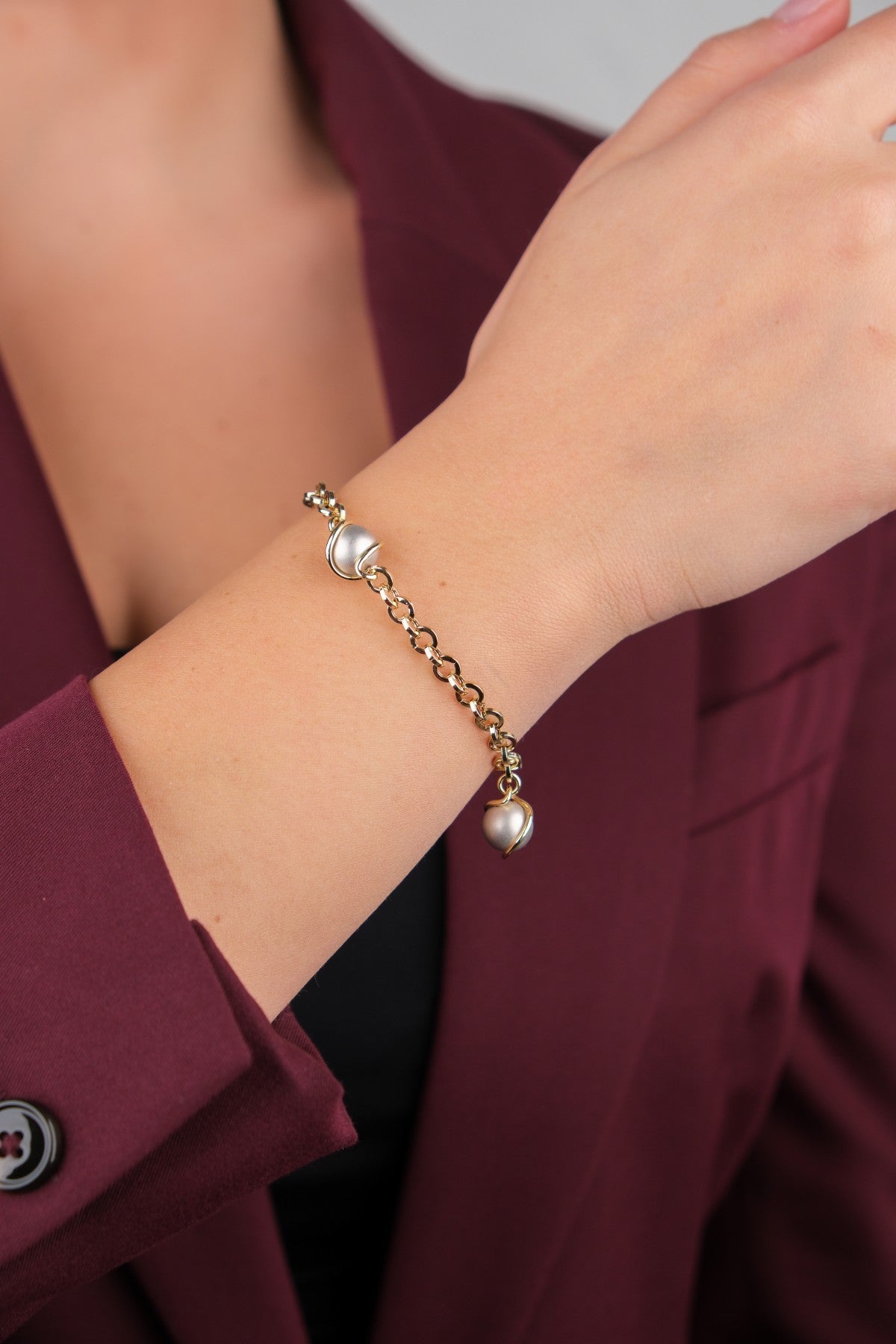 Cetaş 14 Ayar Altın Bileklik - 14BL2507