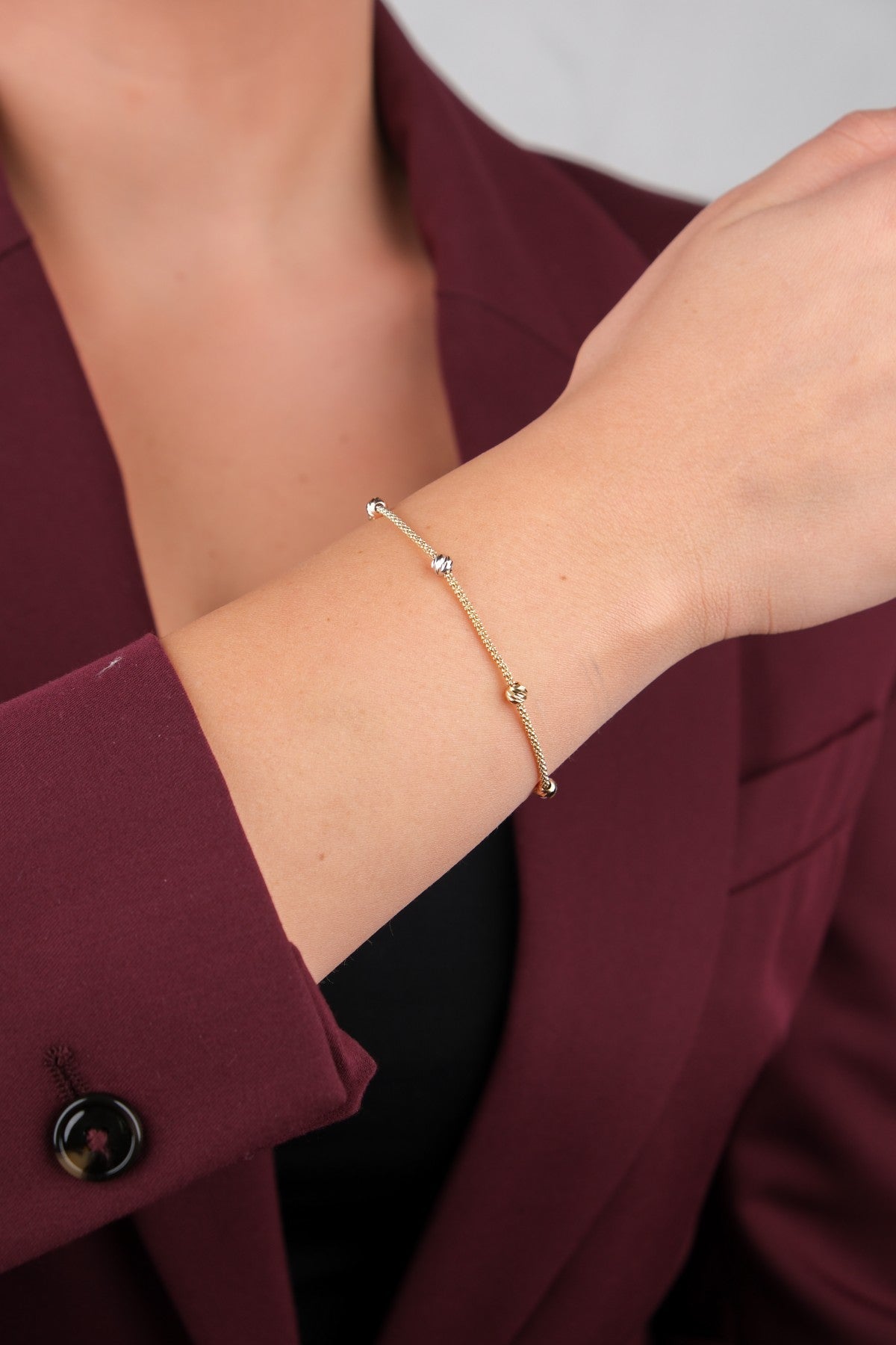 Bahçeşehir Mücevherat 14 Ayar Altın Bileklik - 14BL2520