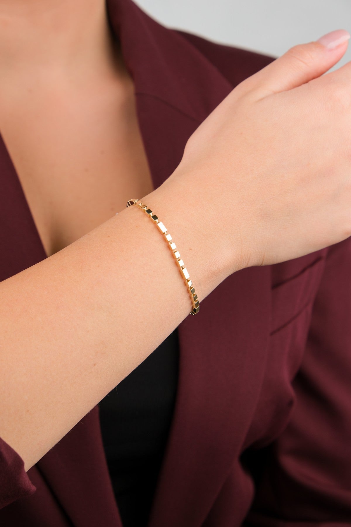 Bahçeşehir Mücevherat 14 Ayar Altın Bileklik - 14BL2524