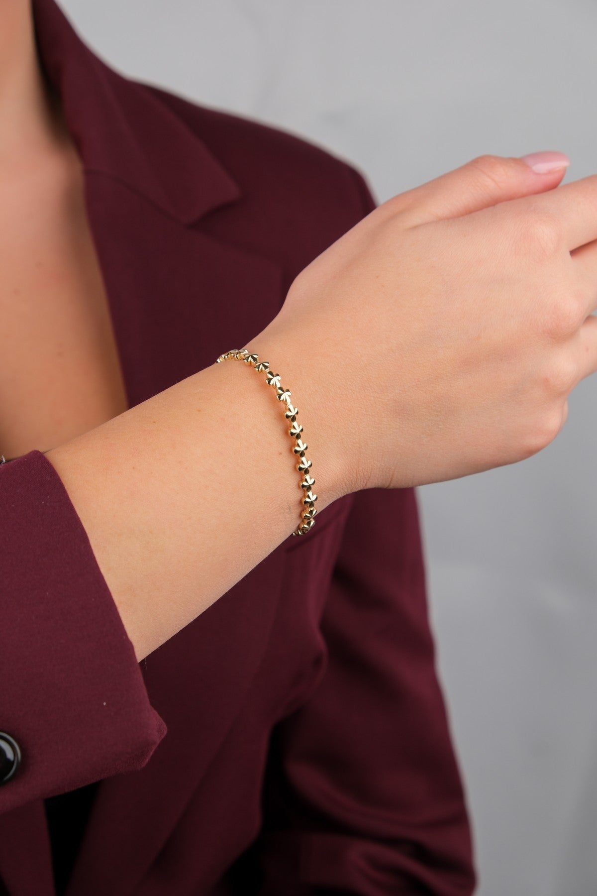 Bahçeşehir Mücevherat 14 Ayar Altın Bileklik - 14BL2527