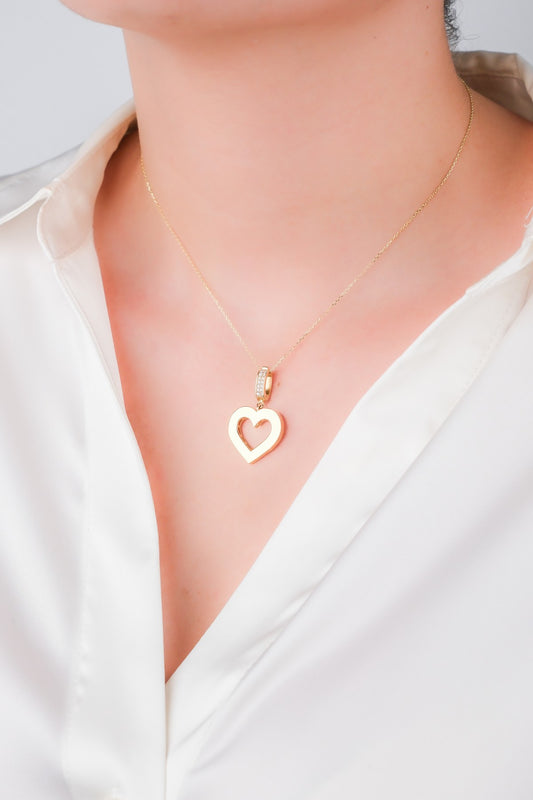 Charm Kalp Kolye