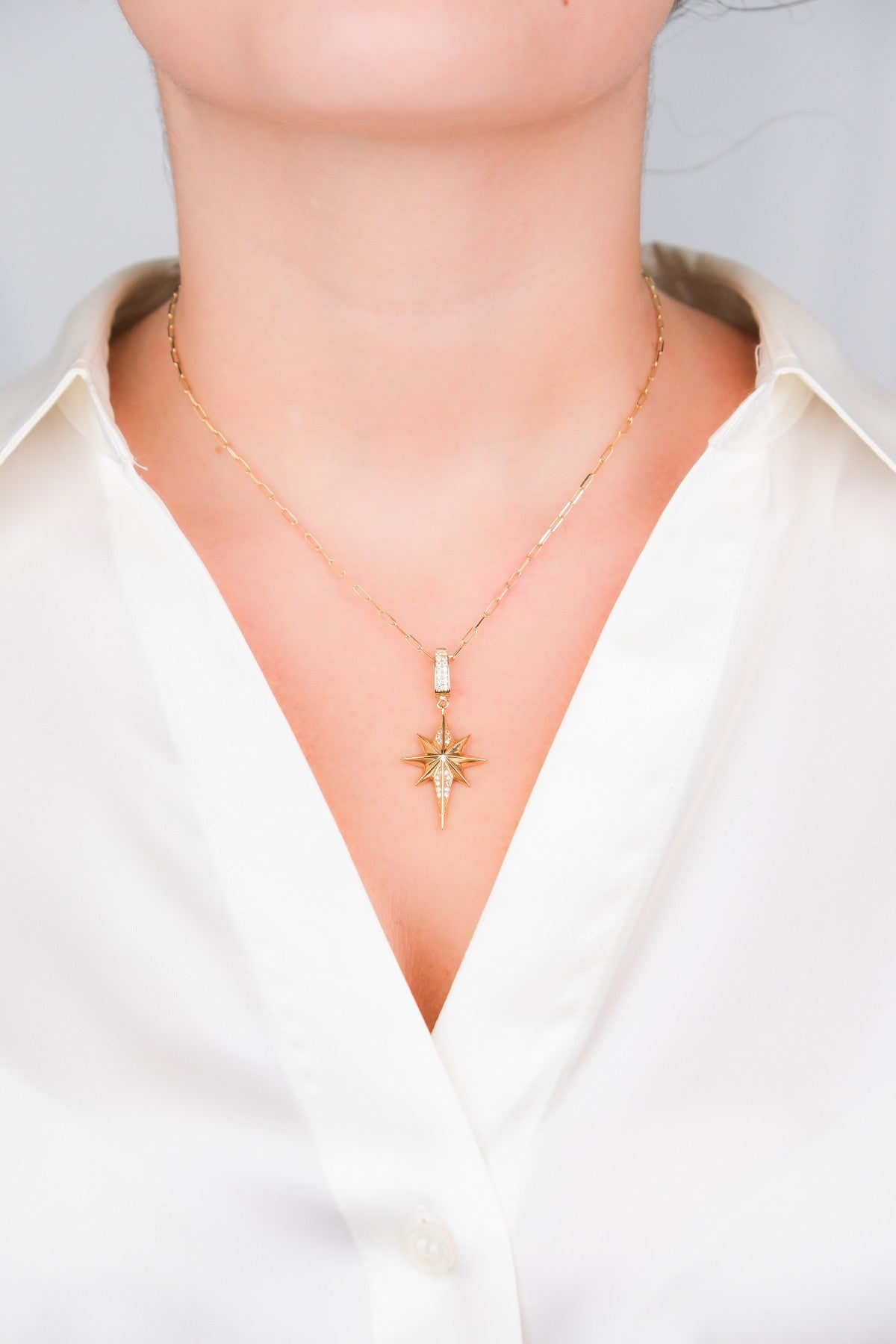 Kuzey Yıldızı Charm Kolye