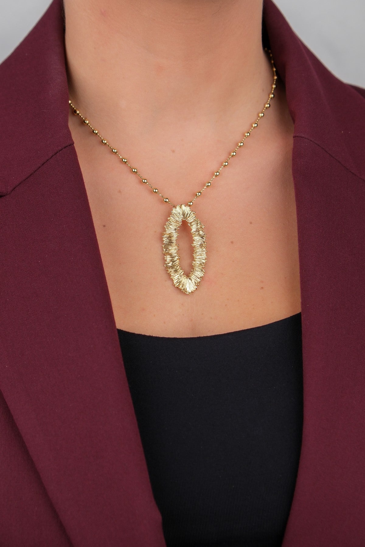 Bahçeşehir Mücevherat 14 Ayar Altın Kolye - 14BRL69114KLY1093