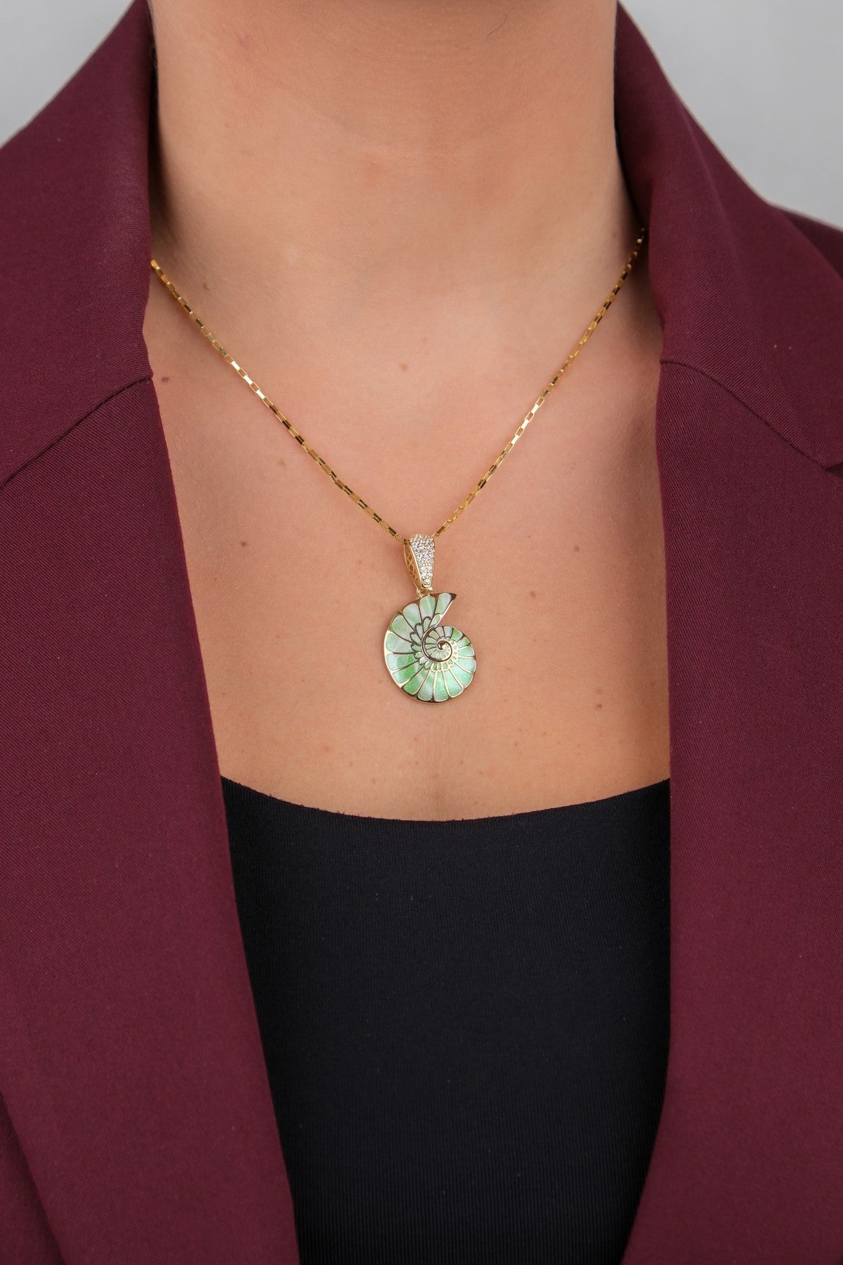 Bahçeşehir Mücevherat 14 Ayar Altın Kolye - 14BRL71314ZN480