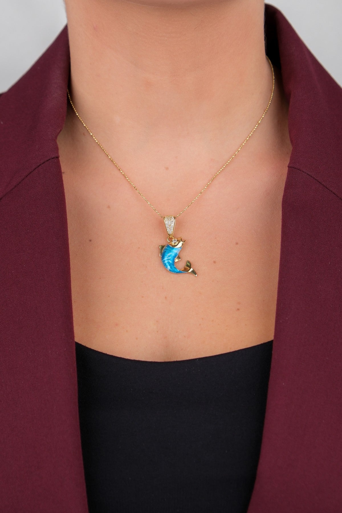 Bahçeşehir Mücevherat 14 Ayar Altın Kolye - 14BRL71814ZN493