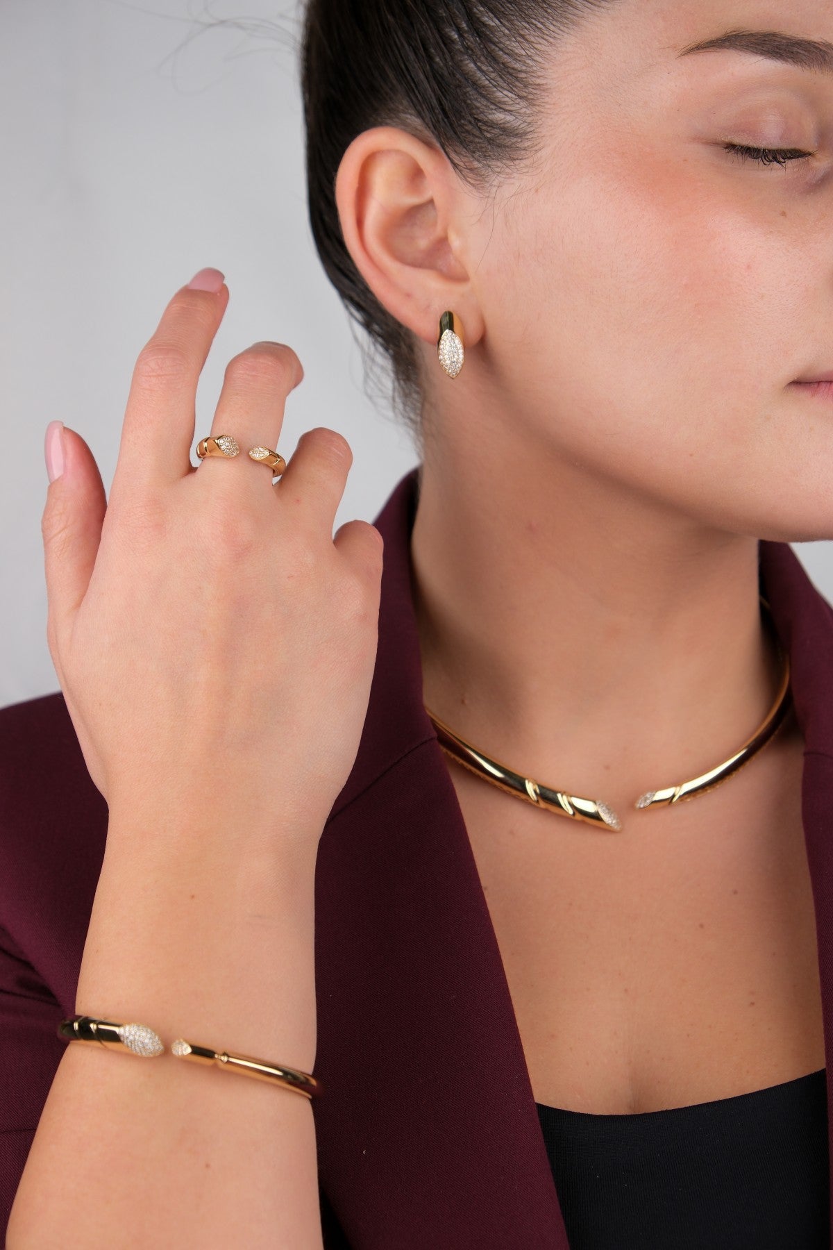 Regold 14 Ayar Altın Set - 14KLY192014KLP71514KP222214YZ1267