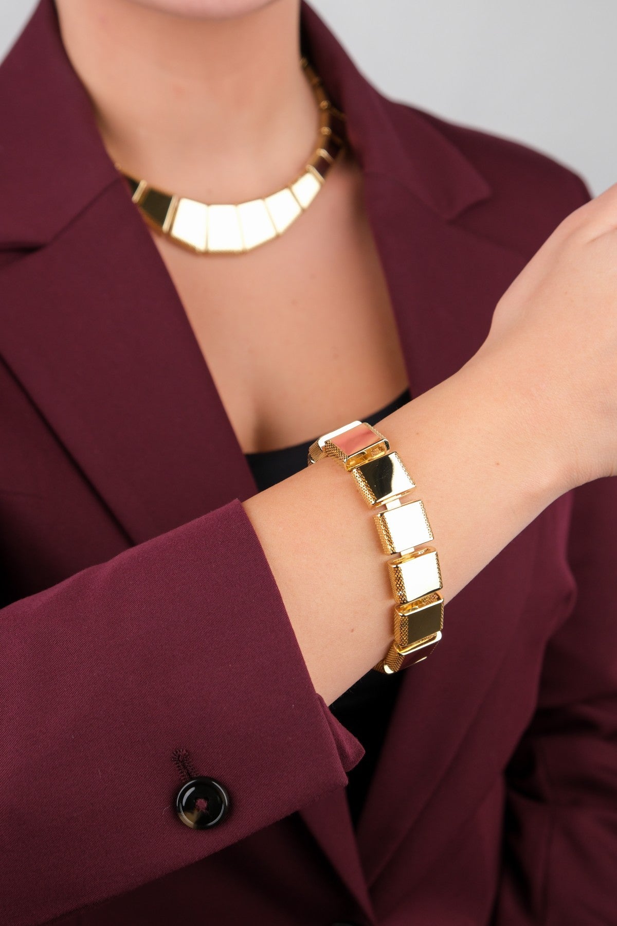 Valiente 14 Ayar Altın Set - 14KLY194714BL2446