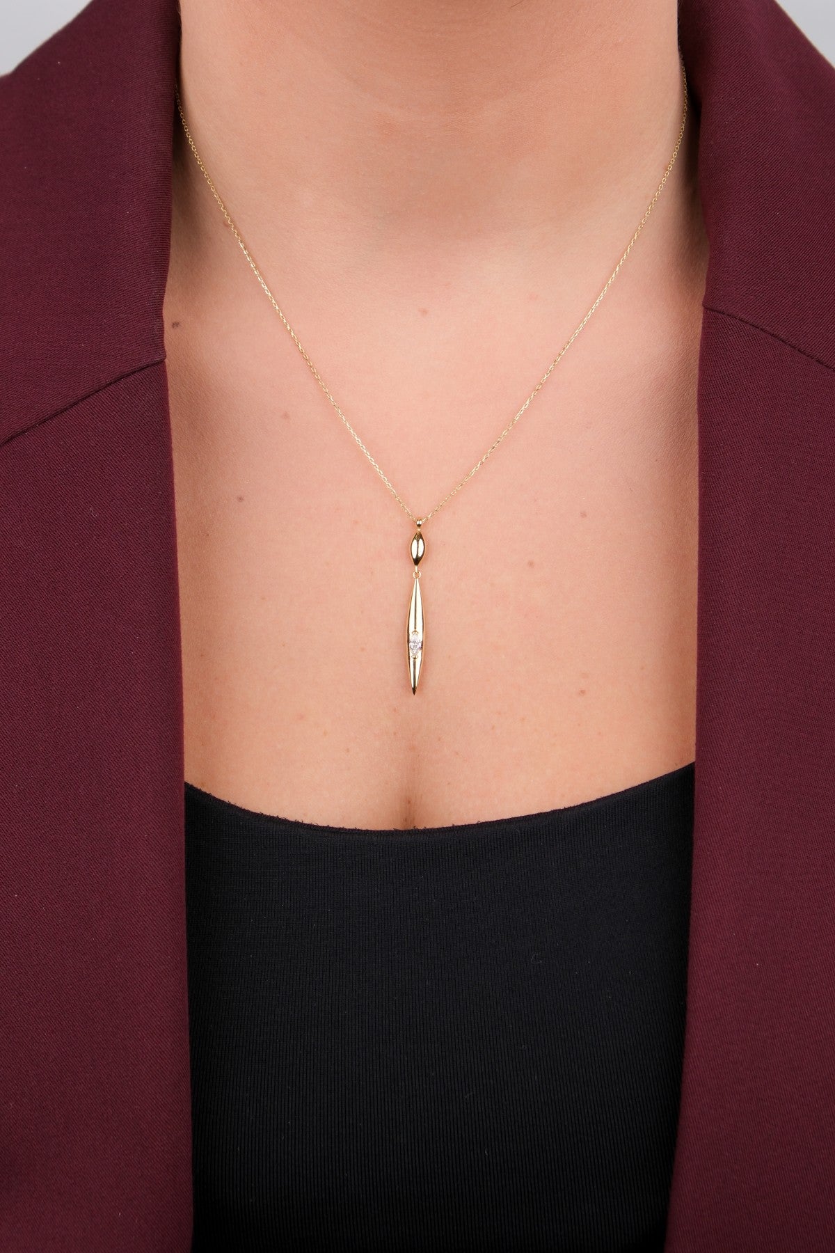 Bahçeşehir Mücevherat 14 Ayar Altın Kolye - 14KLY1960