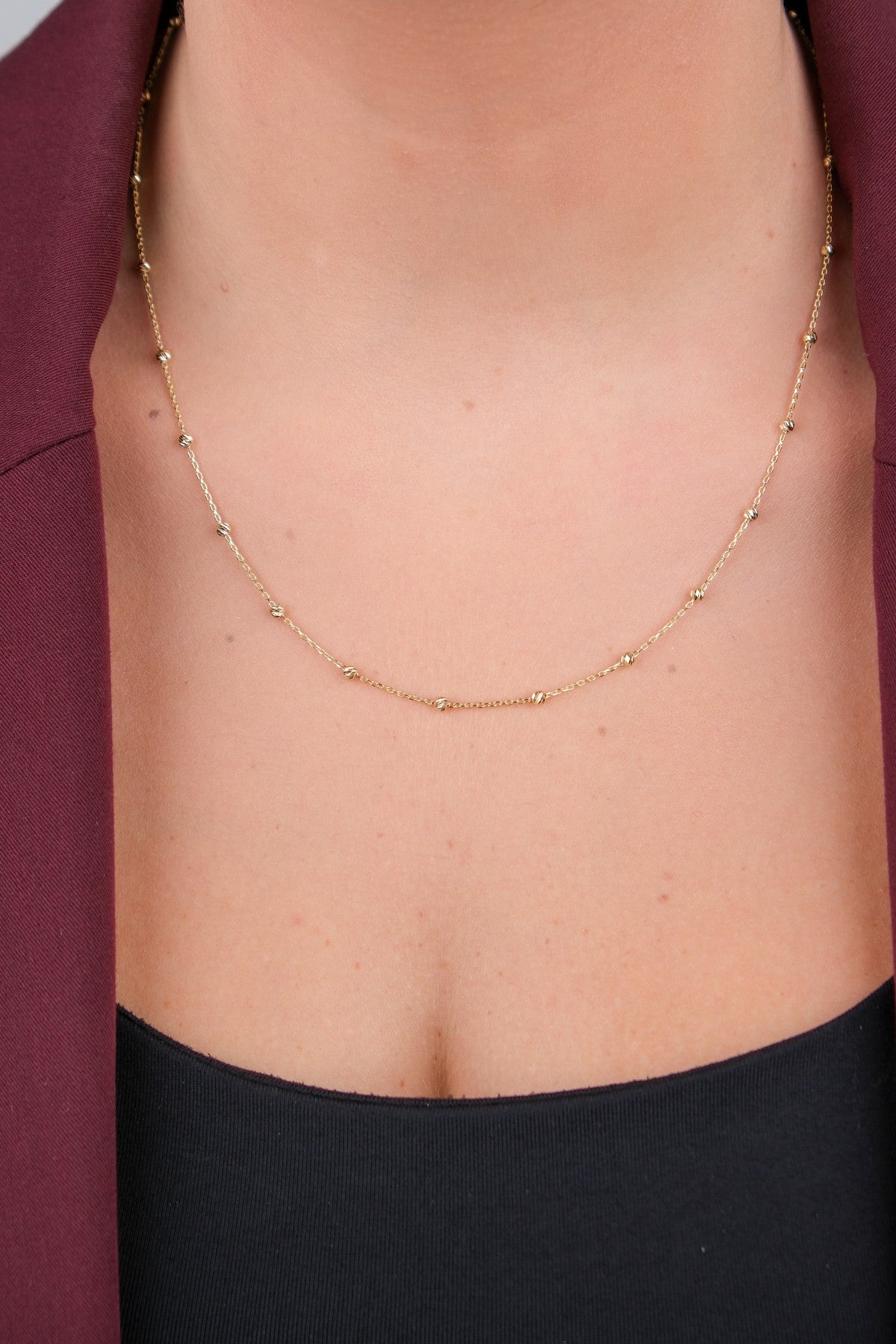 Bahçeşehir Mücevherat 14 Ayar Altın Kolye - 14KLY1965