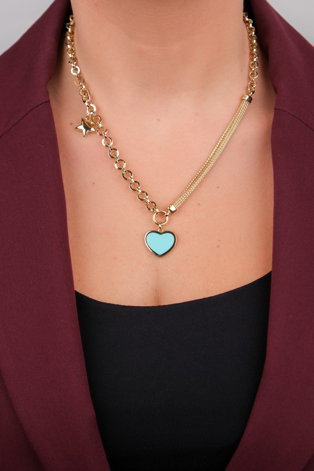 Cetaş 14 Ayar Altın Kolye - 14KLY1989