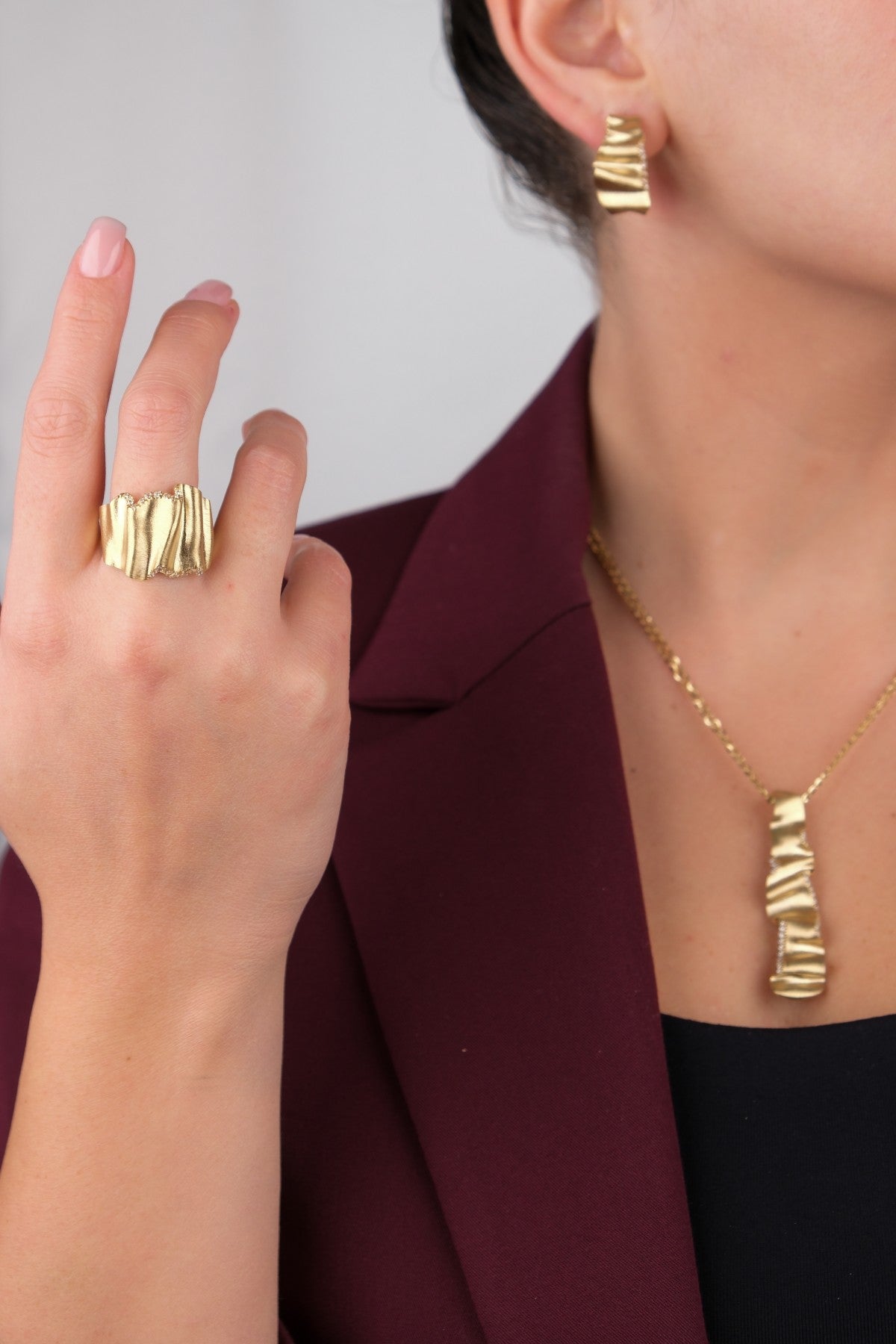 Valiente 14 Ayar Altın Set - 14KLY199514YZ130014KP2262