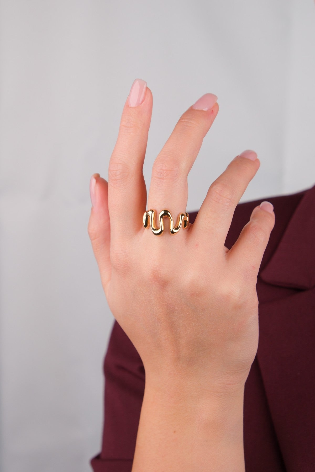 Regold 14 Ayar Altın Yüzük - 14YZ1232