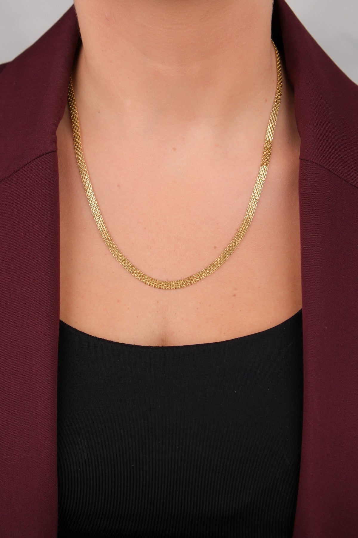 Bahçeşehir Mücevherat 14 Ayar Altın Kolye - 14ZN708