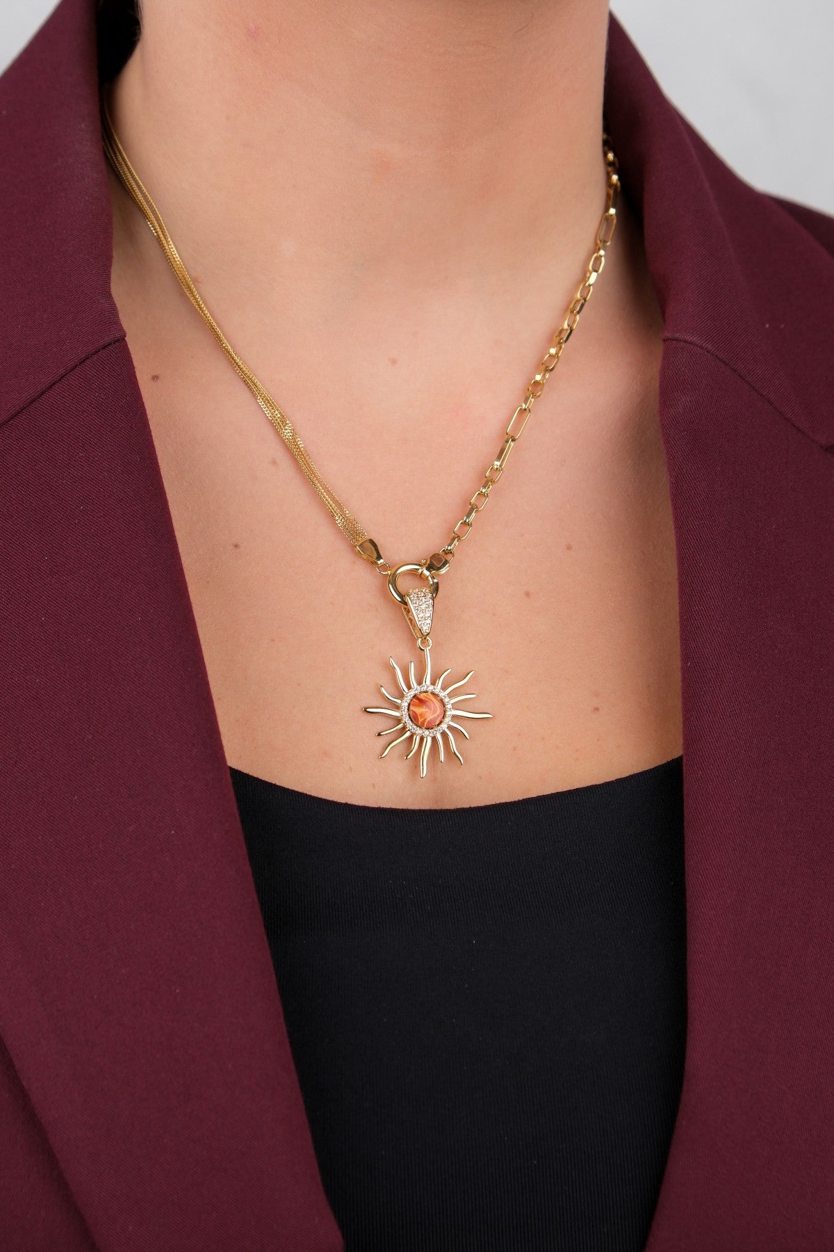 Bahçeşehir Mücevherat 14 Ayar Altın Kolye - 14ZN72714BRL715