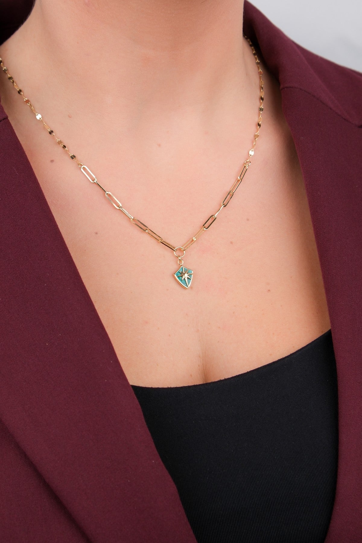 Bahçeşehir Mücevherat 14 Ayar Altın Kolye - 14ZN768